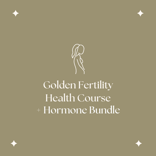 Golden Fertility Health Course + Hormone Bundle