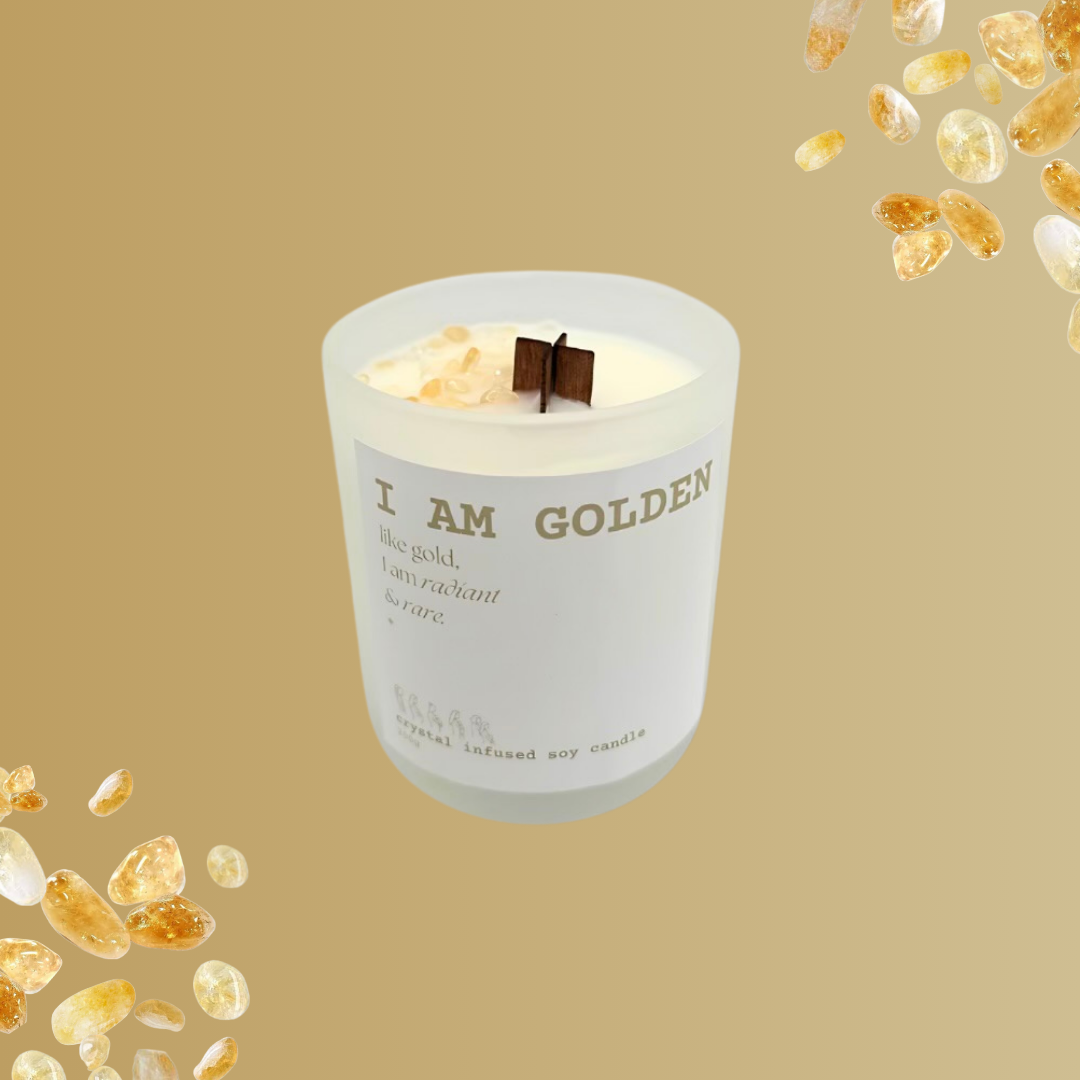 I am Golden Crystal Candle 200g